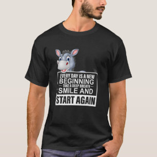 T-shirt Chaque Jour Est Un Nouveau Début Prendre Une Sm Pr