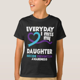 T-shirt Chaque Jour Ma Fille Prévention Suicide Awa Me Man