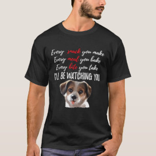 T-shirt Chaque Repas Que Vous Cuisez Drôle Jack Russell Te
