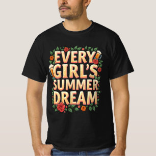 T-shirt Chaque rêve d'été pour fille 4