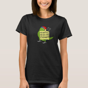 T-shirt Chaque Snack ou Bite I Mexicain Red head Amaz