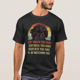 T-shirt Chaque Snack Que Vous Faites Affenpinscher Chien M