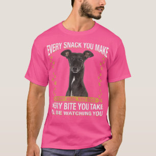 T-shirt Chaque Snack Que Vous Faites Drôle Greyhound Chien