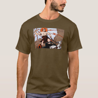 T-shirt Char Artwok de boulon de foudre de Thor