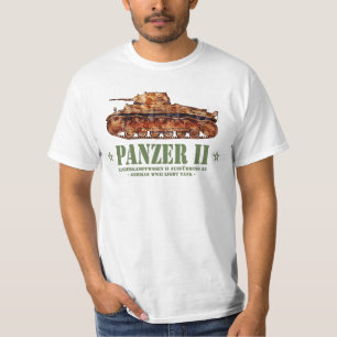 T-shirt Char léger allemand Panzer II A2 de la Seconde Gue