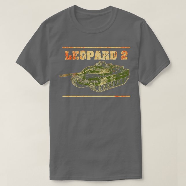 T-shirt Char Leopard 2 allemand (Design devant)