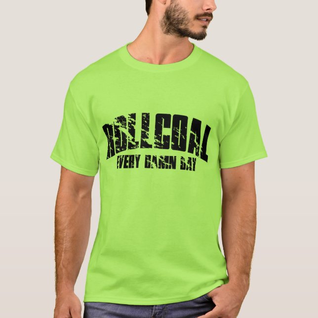 T-shirt Charbon de petit pain chaque jour (Devant)