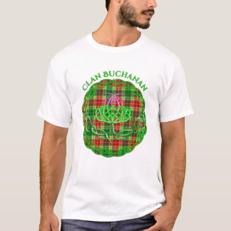 T-shirt Chardon celtique de Tartan écossais de Buchanan