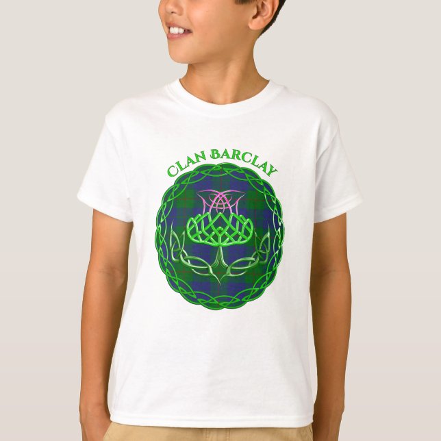 T-shirt Chardon celtique écossais de tarte barclay (Devant)