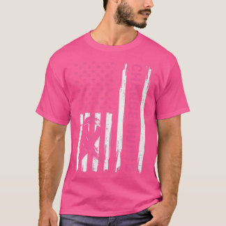 T-shirt Charge Nurse American Flag Infirmière Cancer du se