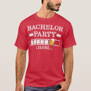 T-shirt Chargement de célibataire Mariée de mariage drôle