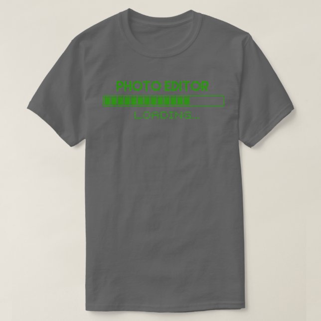 T-shirt Chargement de l'éditeur de photos (Design devant)
