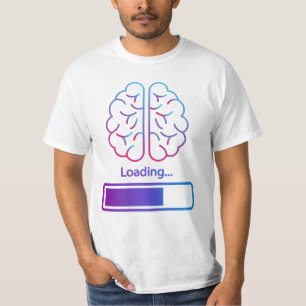 T-shirt chargement du cerveau