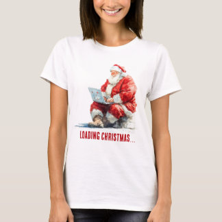 T-shirt Chargement Noël amusant Père Noël Design