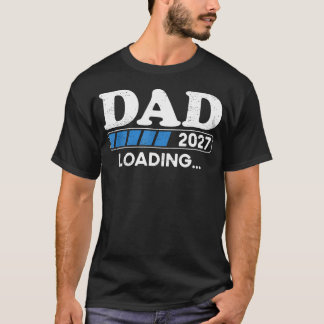 T-shirt Chargement Papa 2027 Bientôt Papa 2027 Papa Charge
