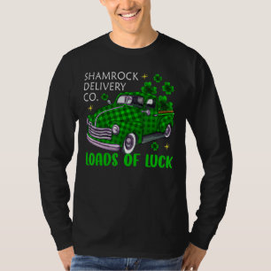 T-shirt Charges De Chuck Shamrock Buffalo Plaid Camion St 