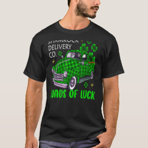 T-shirt Charges De Chuck Shamrock Buffalo Plaid Camion St
