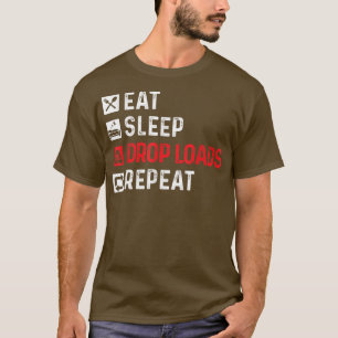 T-shirt Charges de dragageTrucker Semi Truck Driver Big Ri
