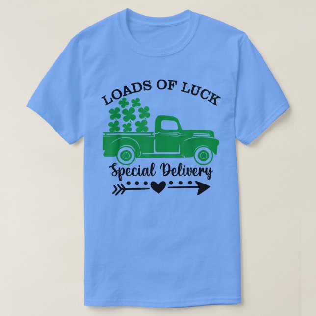 T-shirt Charges Spéciales De Livraison De Camion De Chuck  (Design devant)