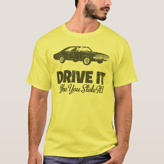 T-shirt Chargeur de 1969 Dodge Hemi (Devant)
