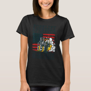 T-shirt Chargeur de chariot élévateur Logisticien Entrepôt