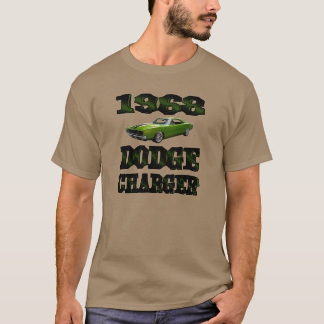 T-shirt Chargeur de Dodge des hommes 1968 (Devant)