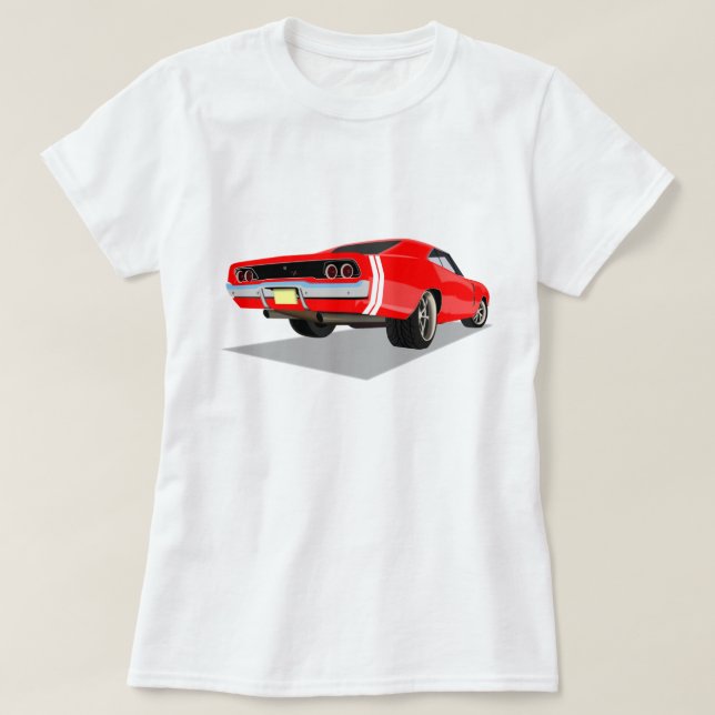 T-shirt Chargeur du rouge 68 (Design devant)