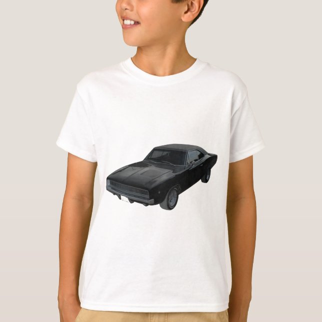 T-shirt chargeur r/t de 1968 esquives mopar (Devant)