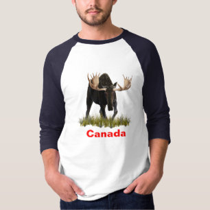 T-shirt Charging Bull Moose