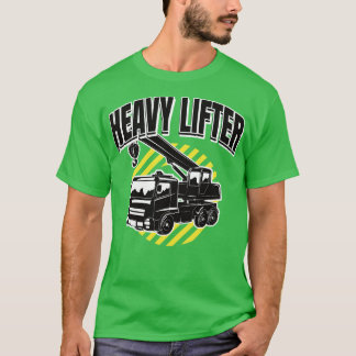 T-shirt Chariot de grue de construction lourd Lifter