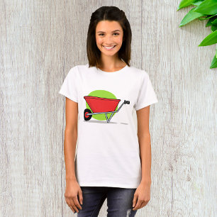 T-shirt Chariot de jardin brouette rouge
