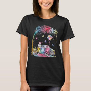 T-shirt Chariot de Pâques Chih Tzu Chien Jour de Pâques Te