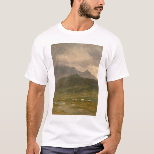 T-shirt Chariots couverts par Bierstadt (0101A) (Devant)