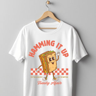 T-shirt Charlatanerie Sandwich Cartoon Rétro