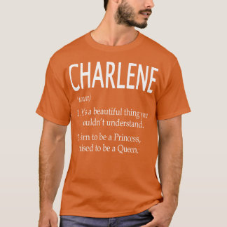 T-shirt Charlene Nom Cadeau