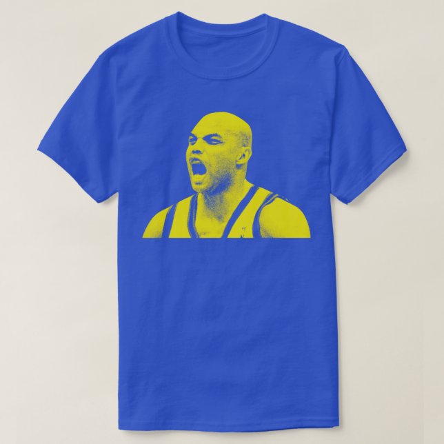 T-shirt Charles Barkley Nouveau croquis Retro (Design devant)