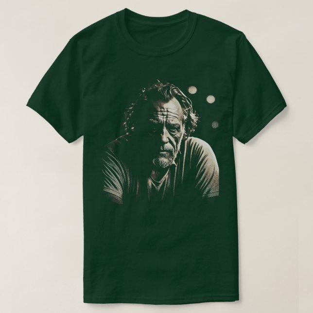 T-shirt Charles Bukowski 9 (Design devant)