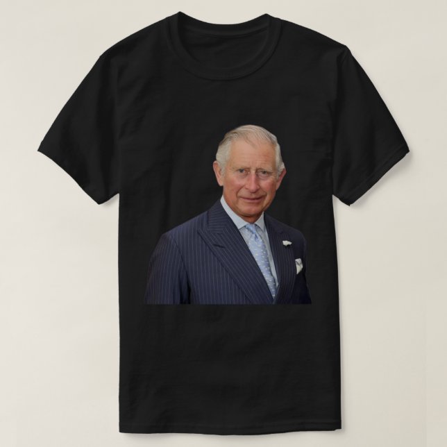 T-shirt Charles III Roi d'Angleterre (Design devant)