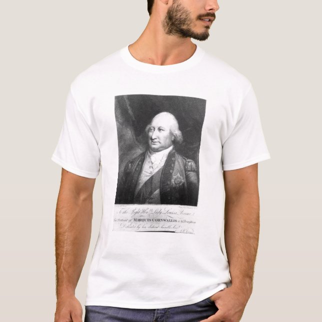 T-shirt Charles, marquis de Cornwallis, 1799 (Devant)