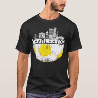 T-shirt Charleston Skyline Soccer Champs Football Sports