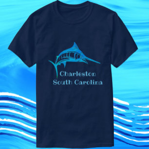 T-shirt Charleston South Carolina Blue Marlin Fish