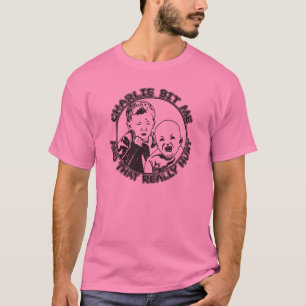 T-shirt Charlie m'a mordu (la chemise légère)