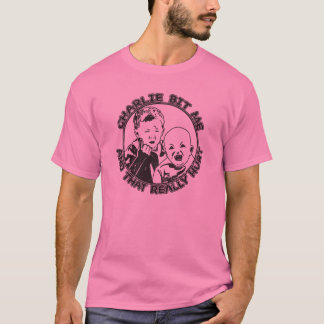 T-shirt Charlie m'a mordu (la chemise légère)