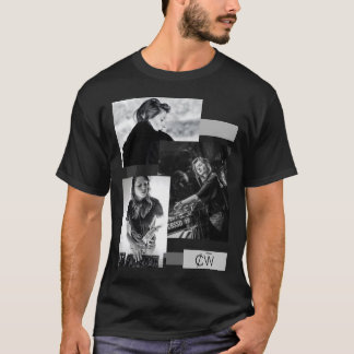 T-shirt Charlotte de Witte - T-Shi classique noir et blanc