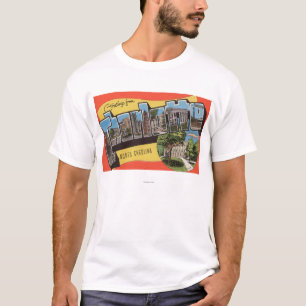 T-shirt Charlotte, la Caroline du Nord - grandes scènes de