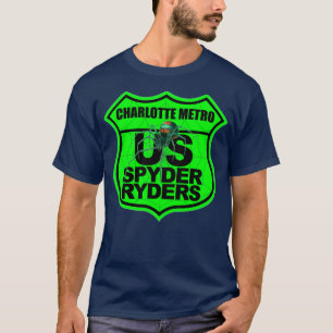 T-shirt Charlotte Metro Chapitre - Logo Sécurité Vert