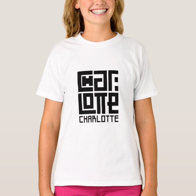 T-shirt Charlotte "Pequeña y fuerte" (Devant)