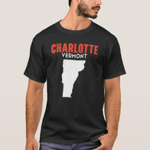 T-shirt Charlotte Vermont USA State America Travel Vermont