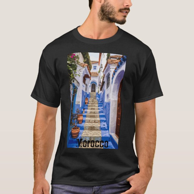 T-shirt Charm of Chefchaouen (Devant)