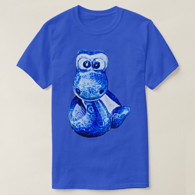 T-shirt Charmant petit serpent bleu 6 (Design devant)